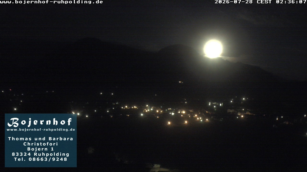 Archiv Foto Webcam Ruhpolding: Unterkunft Bojernhof