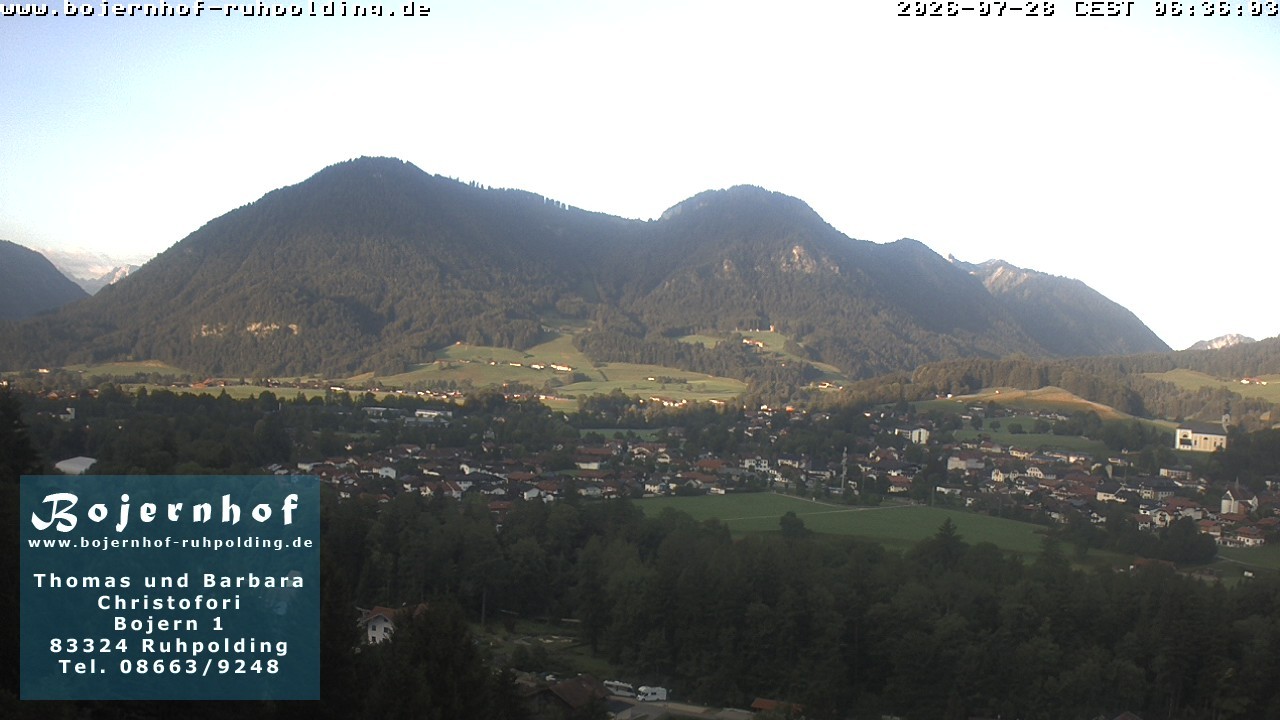 Archiv Foto Webcam Ruhpolding: Unterkunft Bojernhof