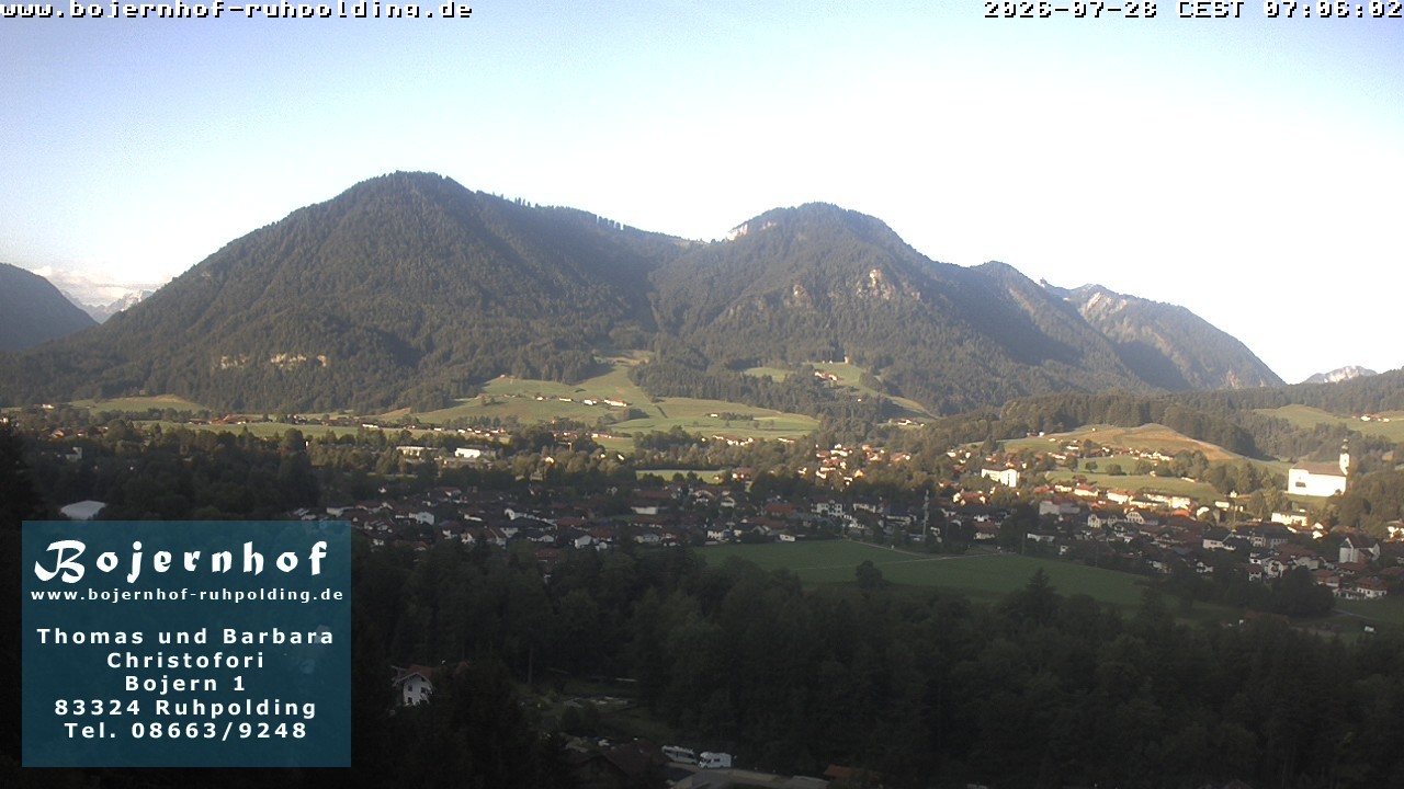 Archiv Foto Webcam Ruhpolding: Unterkunft Bojernhof