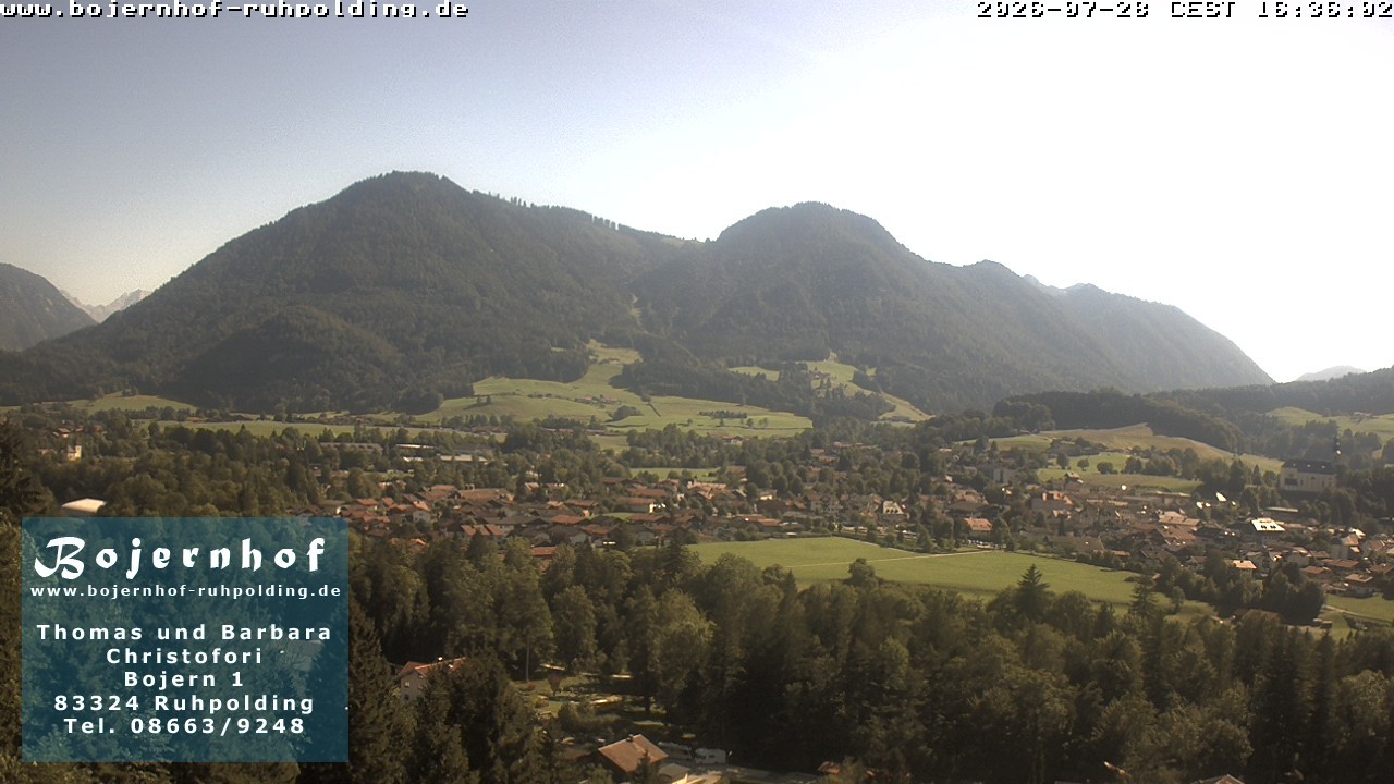 Archiv Foto Webcam Ruhpolding: Unterkunft Bojernhof