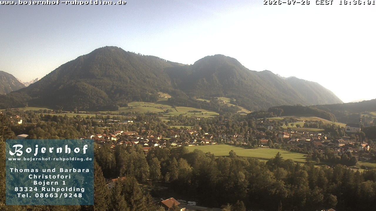 Archiv Foto Webcam Ruhpolding: Unterkunft Bojernhof