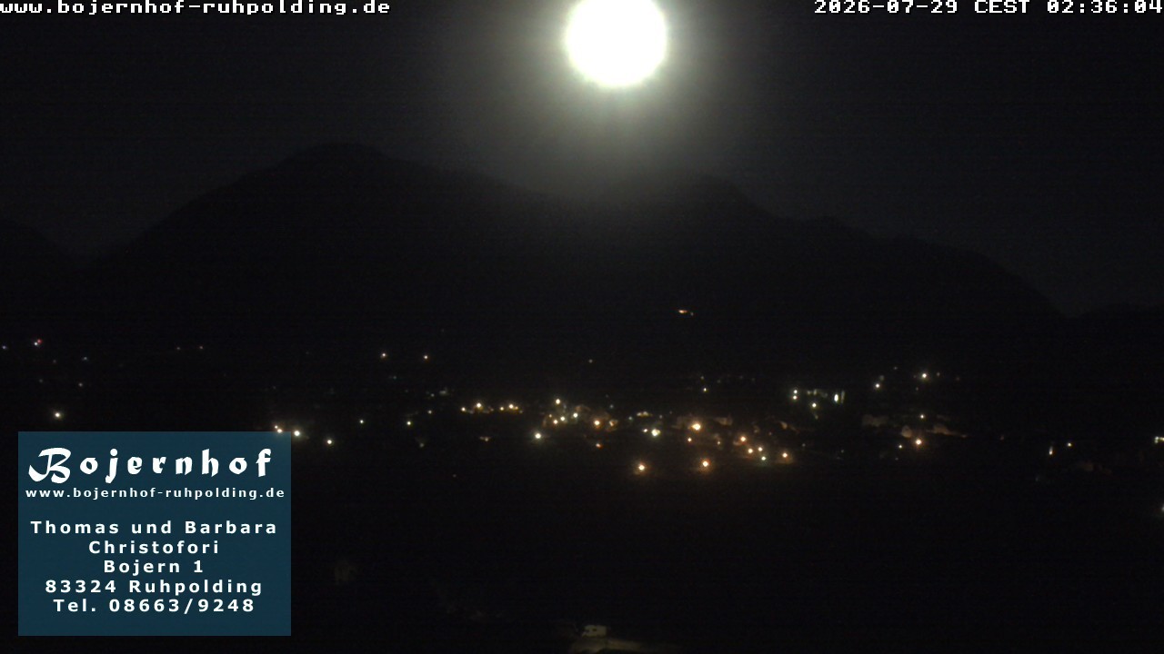 Archiv Foto Webcam Ruhpolding: Unterkunft Bojernhof