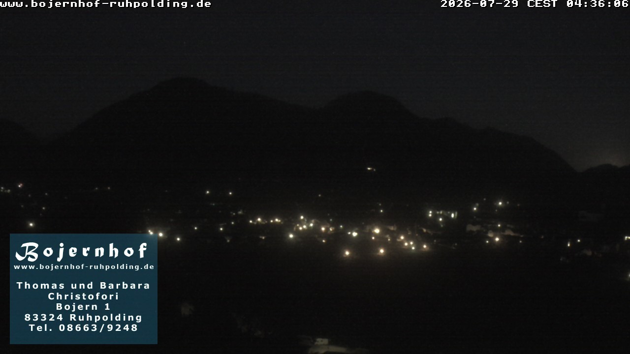 Archiv Foto Webcam Ruhpolding: Unterkunft Bojernhof