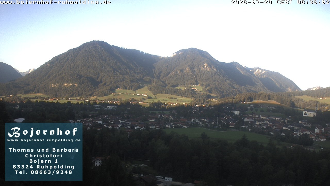 Archiv Foto Webcam Ruhpolding: Unterkunft Bojernhof