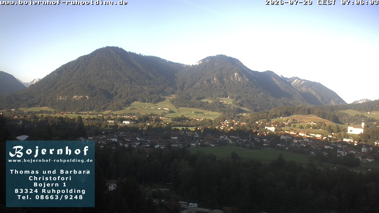 Archiv Foto Webcam Ruhpolding: Unterkunft Bojernhof