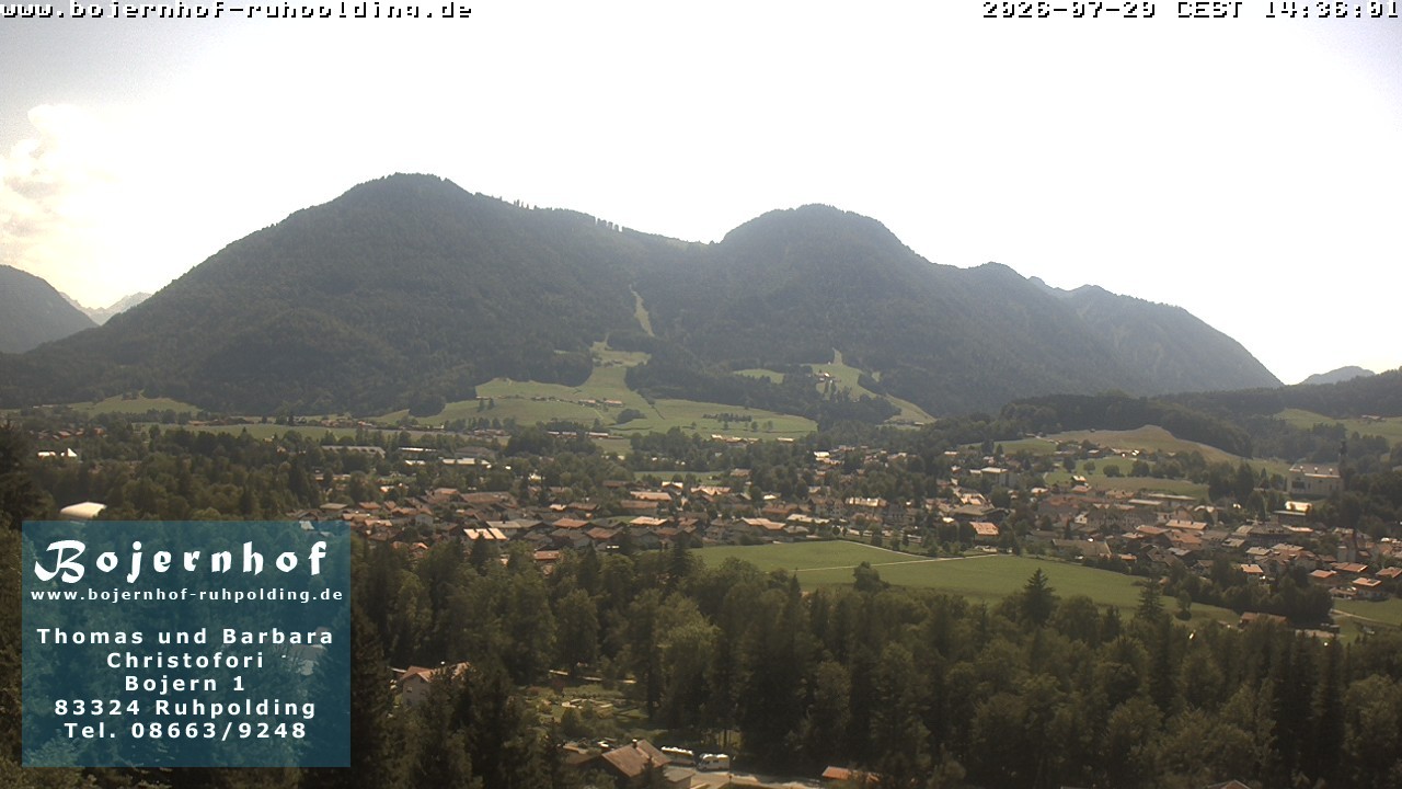 Archiv Foto Webcam Ruhpolding: Unterkunft Bojernhof