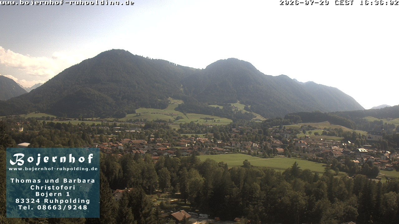 Archiv Foto Webcam Ruhpolding: Unterkunft Bojernhof
