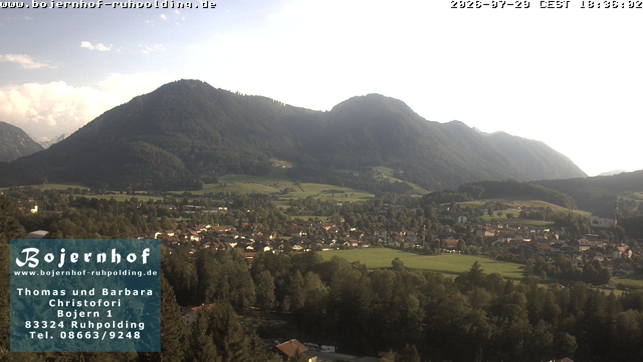 Archiv Foto Webcam Ruhpolding: Unterkunft Bojernhof