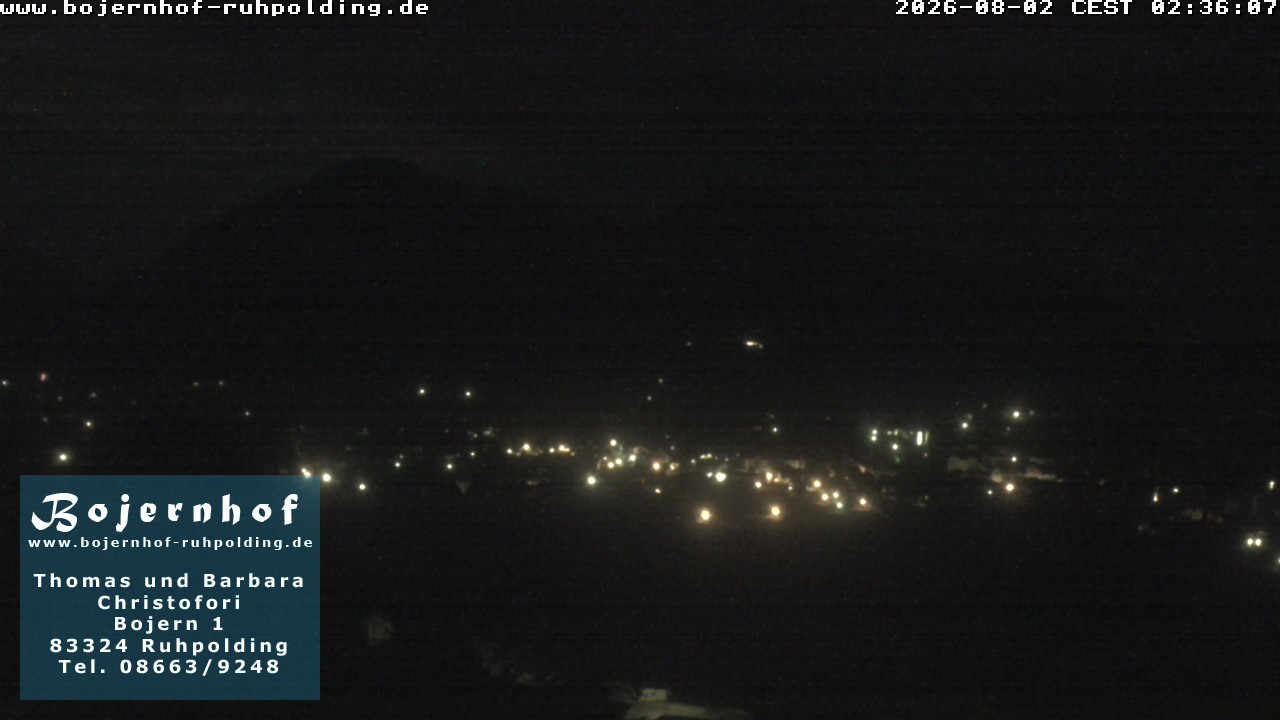 Archiv Foto Webcam Ruhpolding: Unterkunft Bojernhof