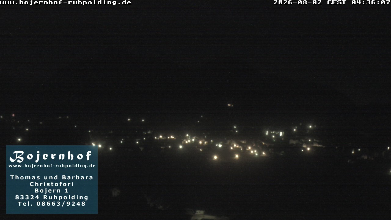 Archiv Foto Webcam Ruhpolding: Unterkunft Bojernhof