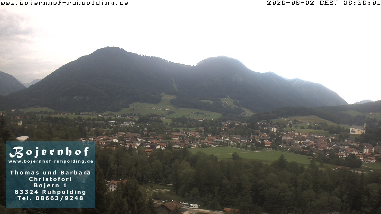 Archiv Foto Webcam Ruhpolding: Unterkunft Bojernhof