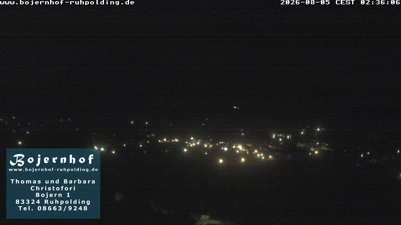Archiv Foto Webcam Ruhpolding: Unterkunft Bojernhof