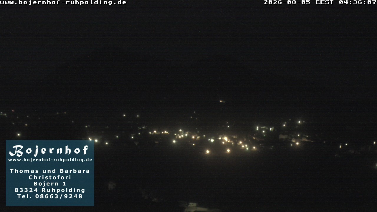 Archiv Foto Webcam Ruhpolding: Unterkunft Bojernhof