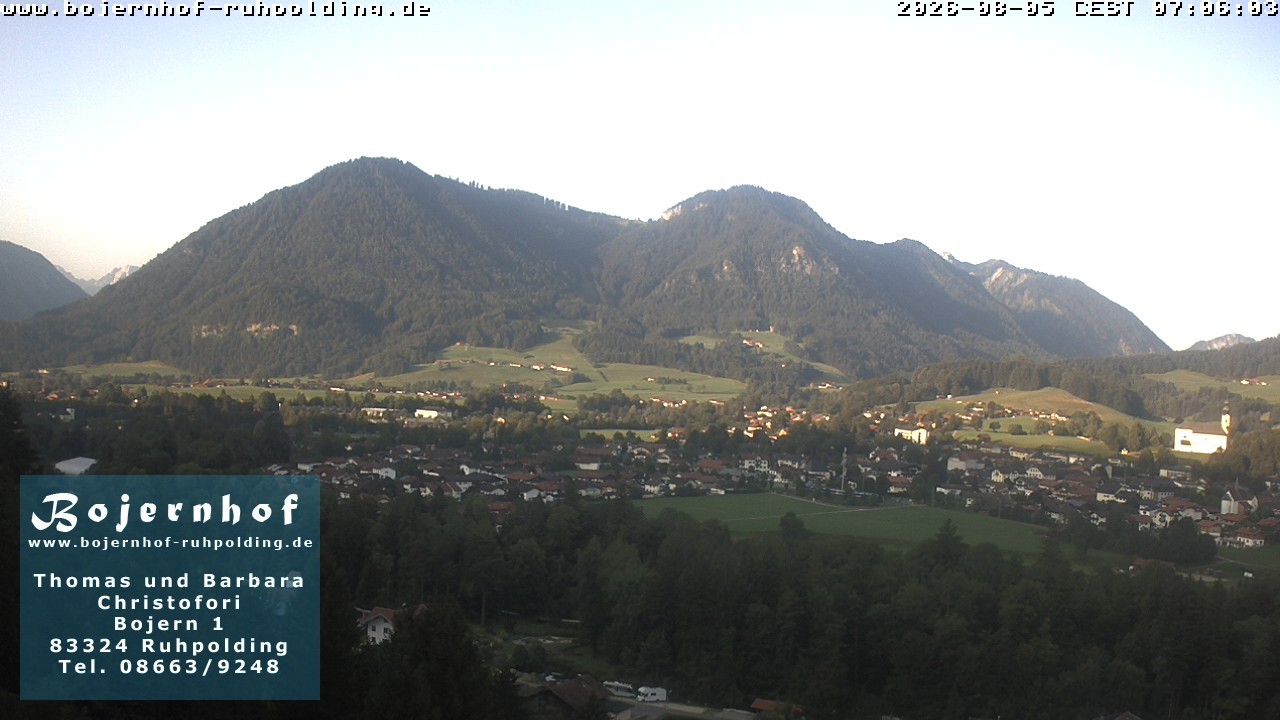 Archiv Foto Webcam Ruhpolding: Unterkunft Bojernhof