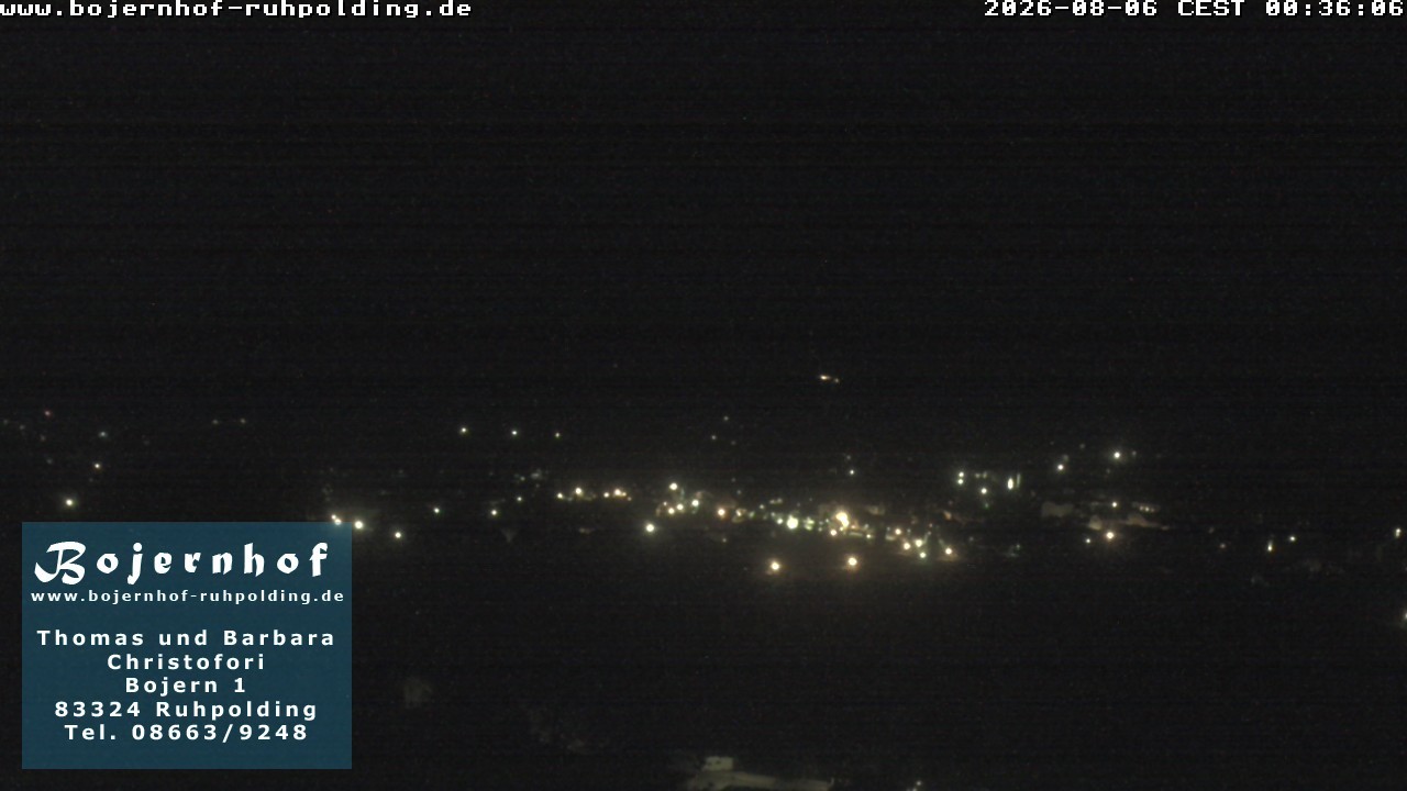 Archiv Foto Webcam Ruhpolding: Unterkunft Bojernhof