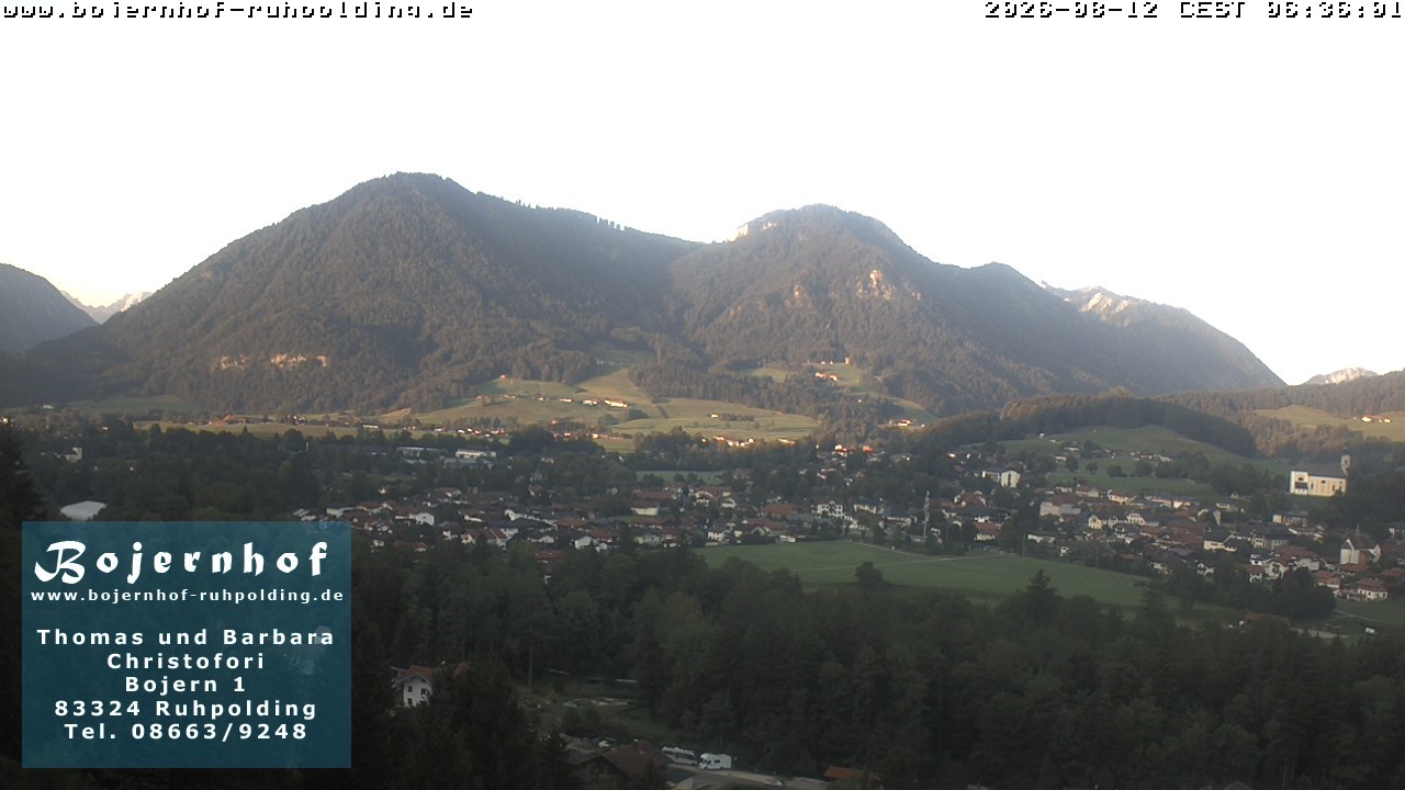 Archiv Foto Webcam Ruhpolding: Unterkunft Bojernhof
