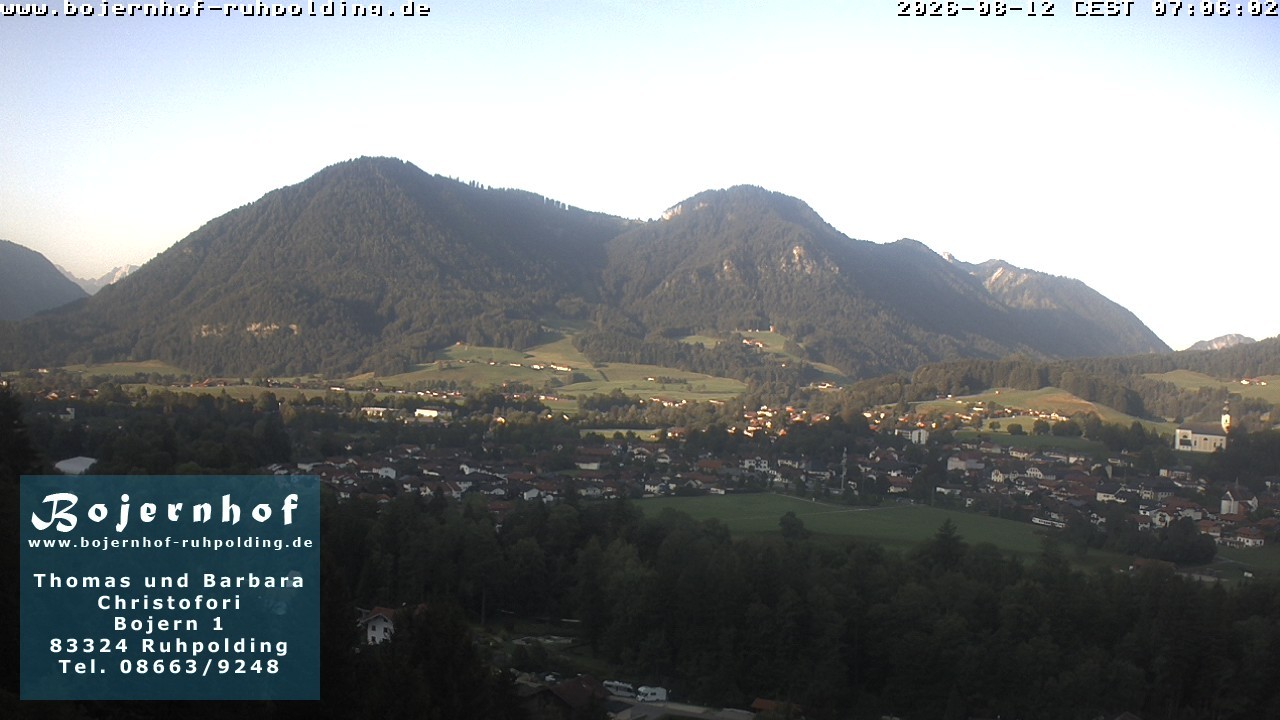 Archiv Foto Webcam Ruhpolding: Unterkunft Bojernhof