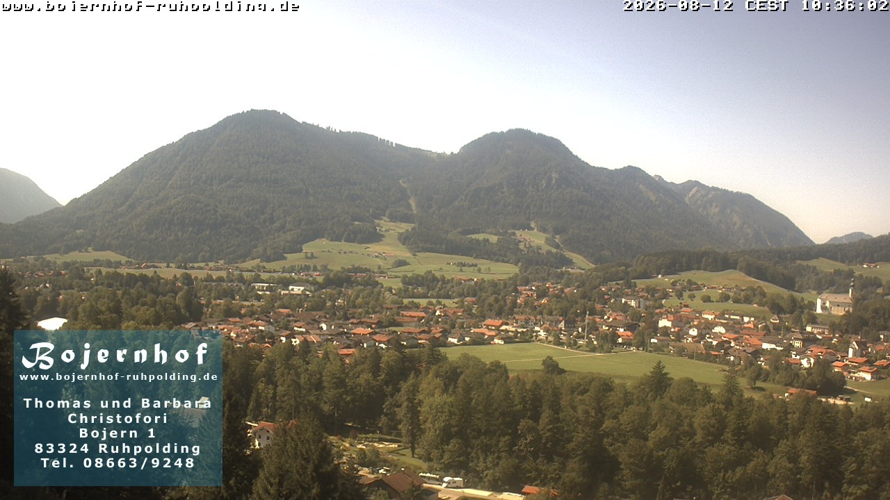 Archiv Foto Webcam Ruhpolding: Unterkunft Bojernhof