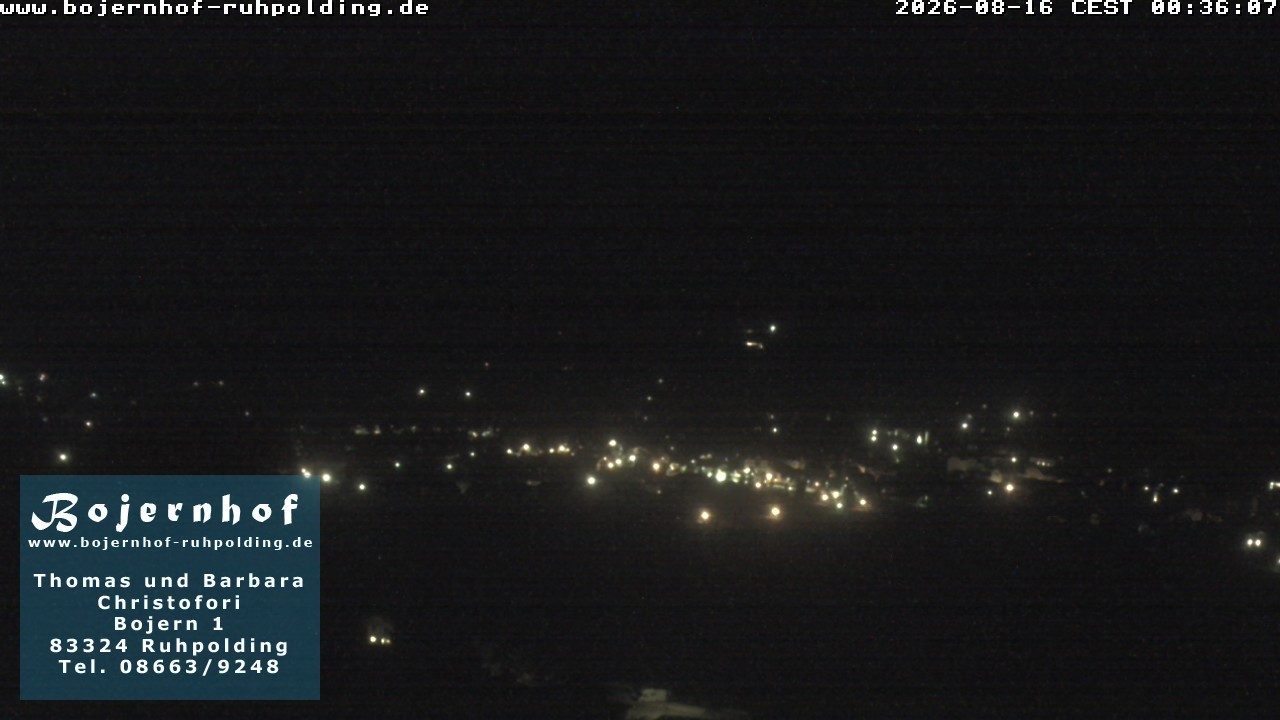 Archiv Foto Webcam Ruhpolding: Unterkunft Bojernhof