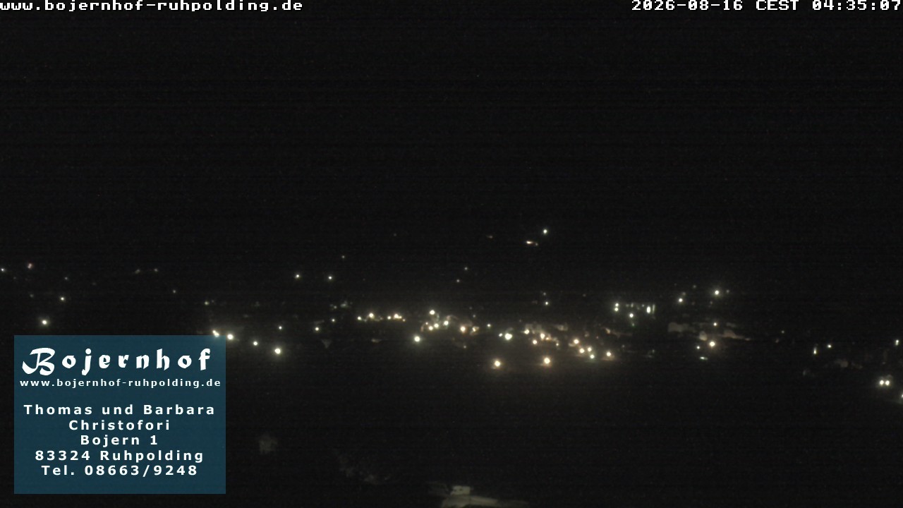 Archiv Foto Webcam Ruhpolding: Unterkunft Bojernhof