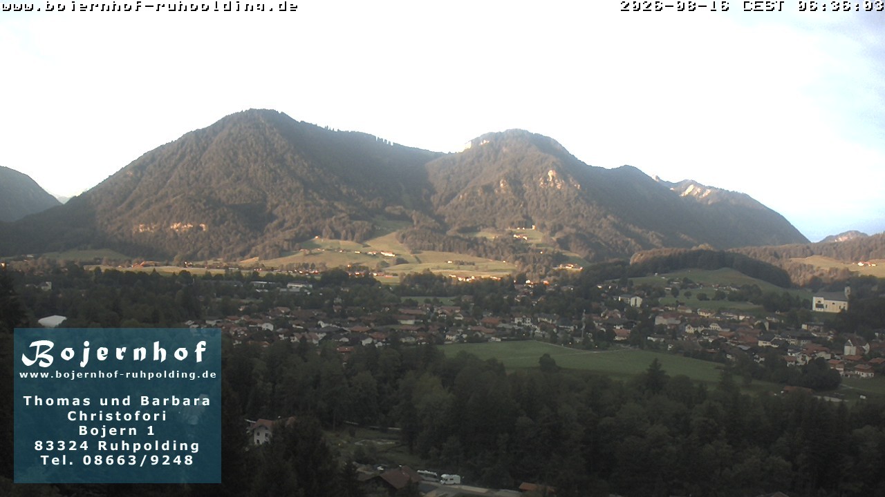 Archiv Foto Webcam Ruhpolding: Unterkunft Bojernhof