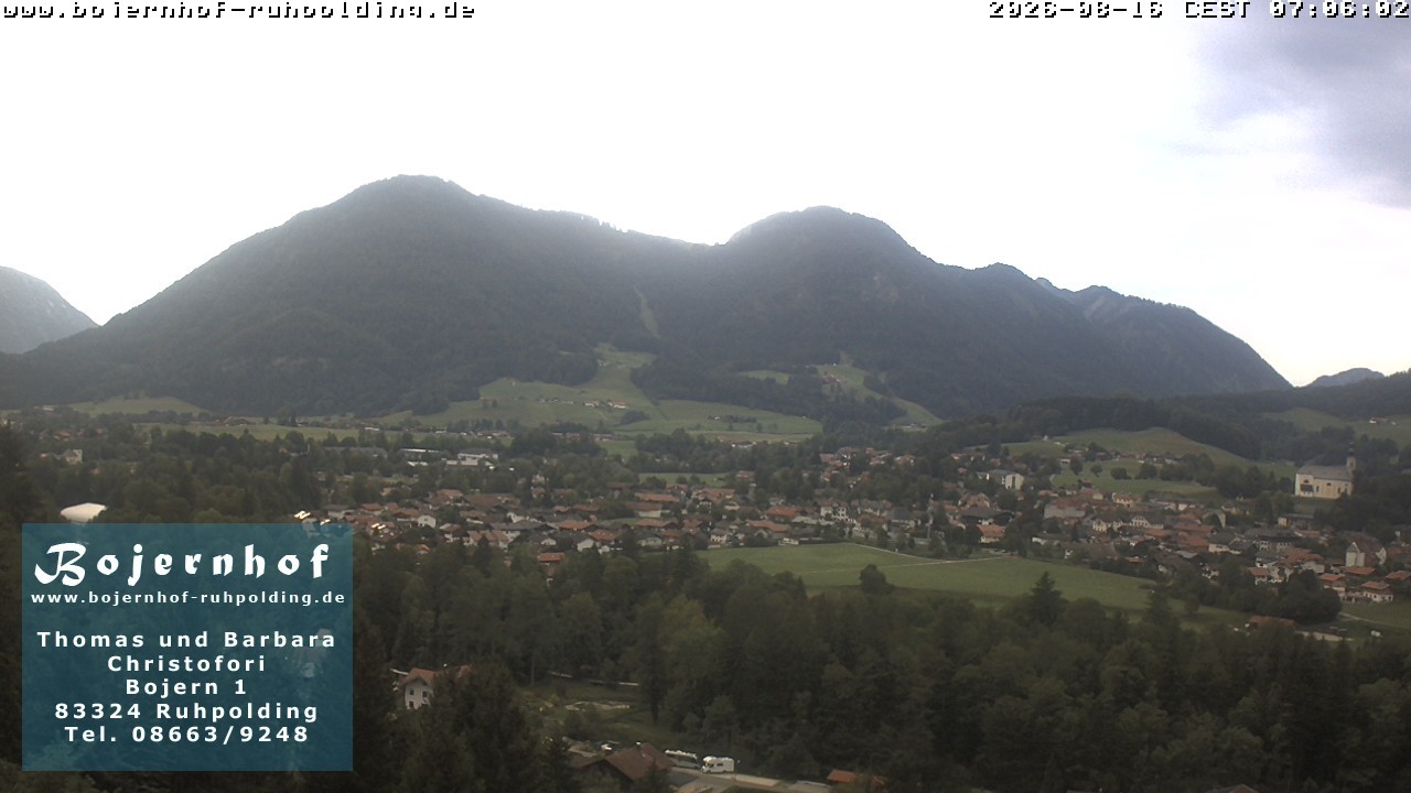 Archiv Foto Webcam Ruhpolding: Unterkunft Bojernhof