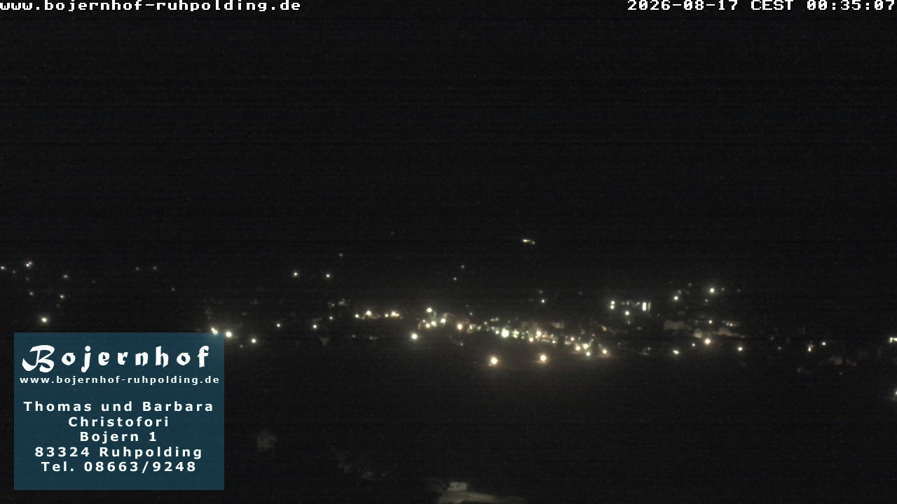 Archiv Foto Webcam Ruhpolding: Unterkunft Bojernhof