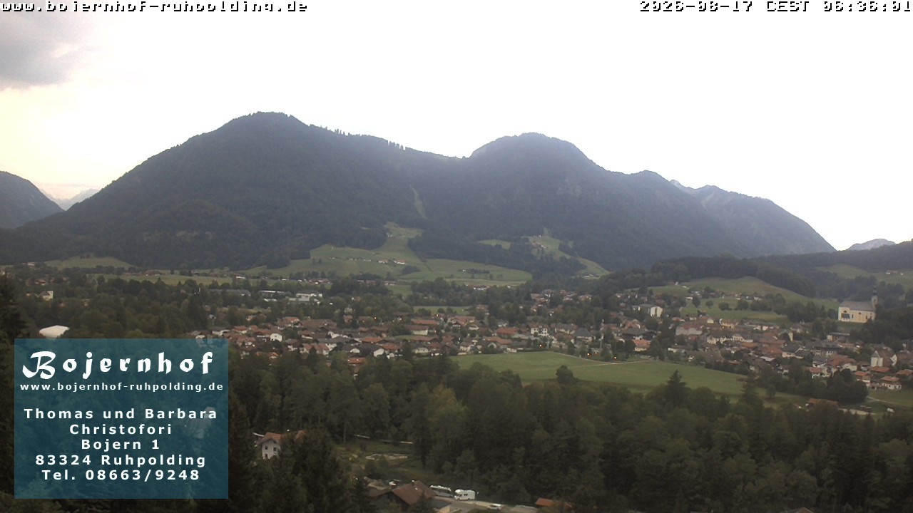 Archiv Foto Webcam Ruhpolding: Unterkunft Bojernhof