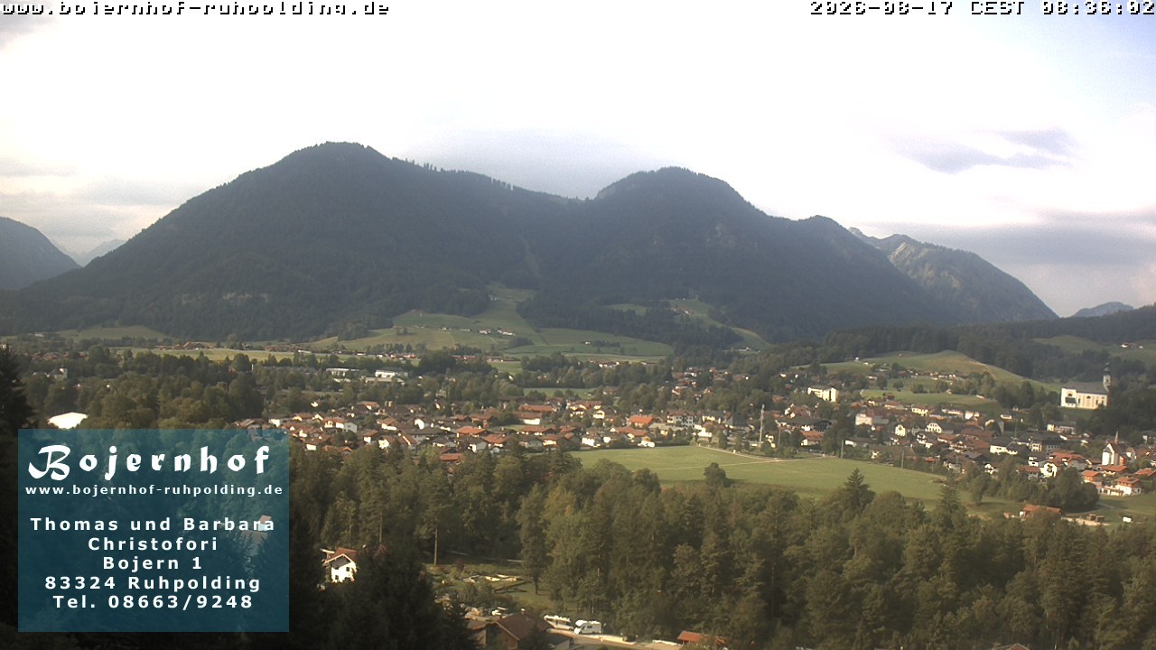 Archiv Foto Webcam Ruhpolding: Unterkunft Bojernhof