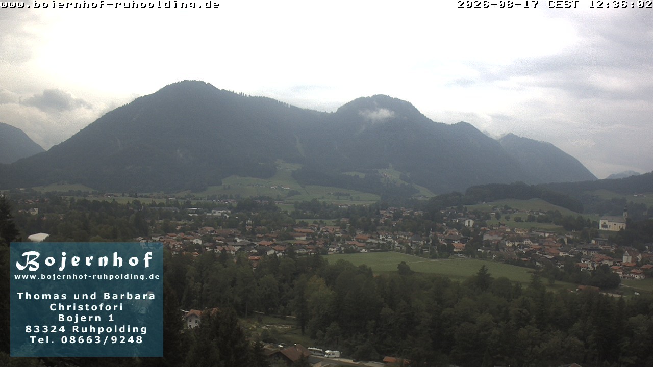 Archiv Foto Webcam Ruhpolding: Unterkunft Bojernhof