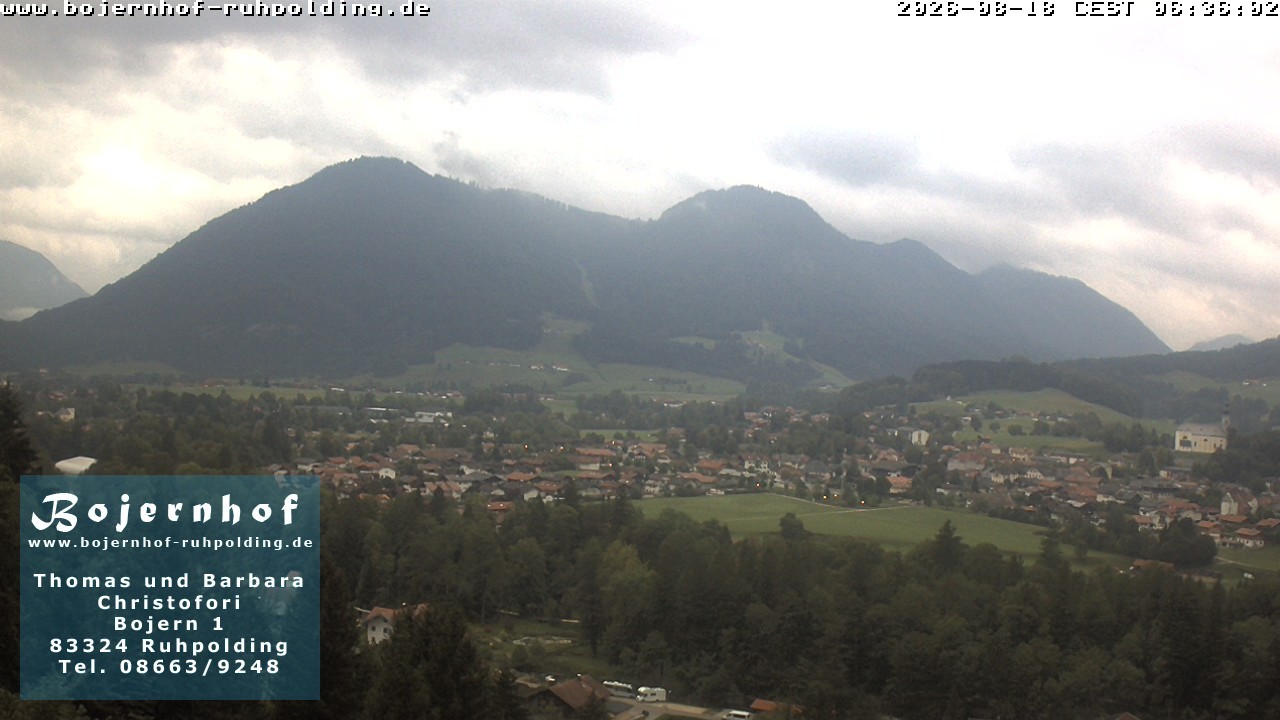 Archiv Foto Webcam Ruhpolding: Unterkunft Bojernhof