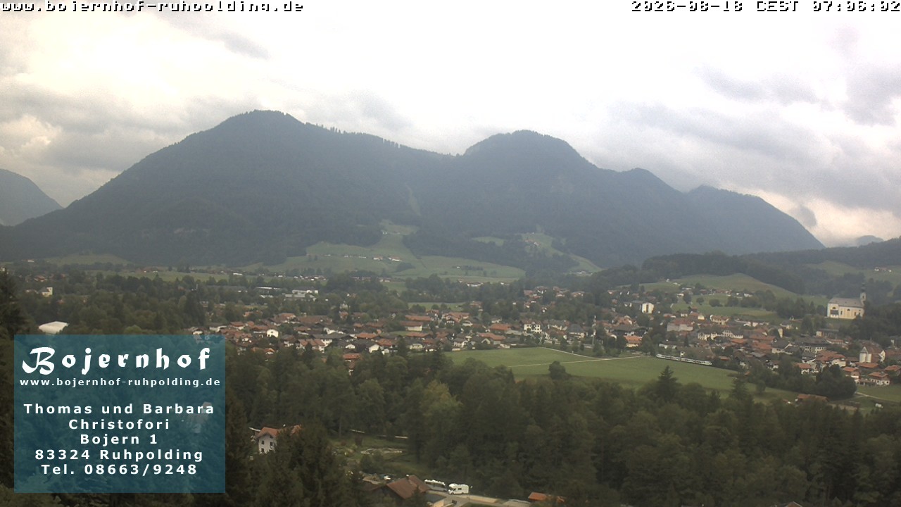 Archiv Foto Webcam Ruhpolding: Unterkunft Bojernhof