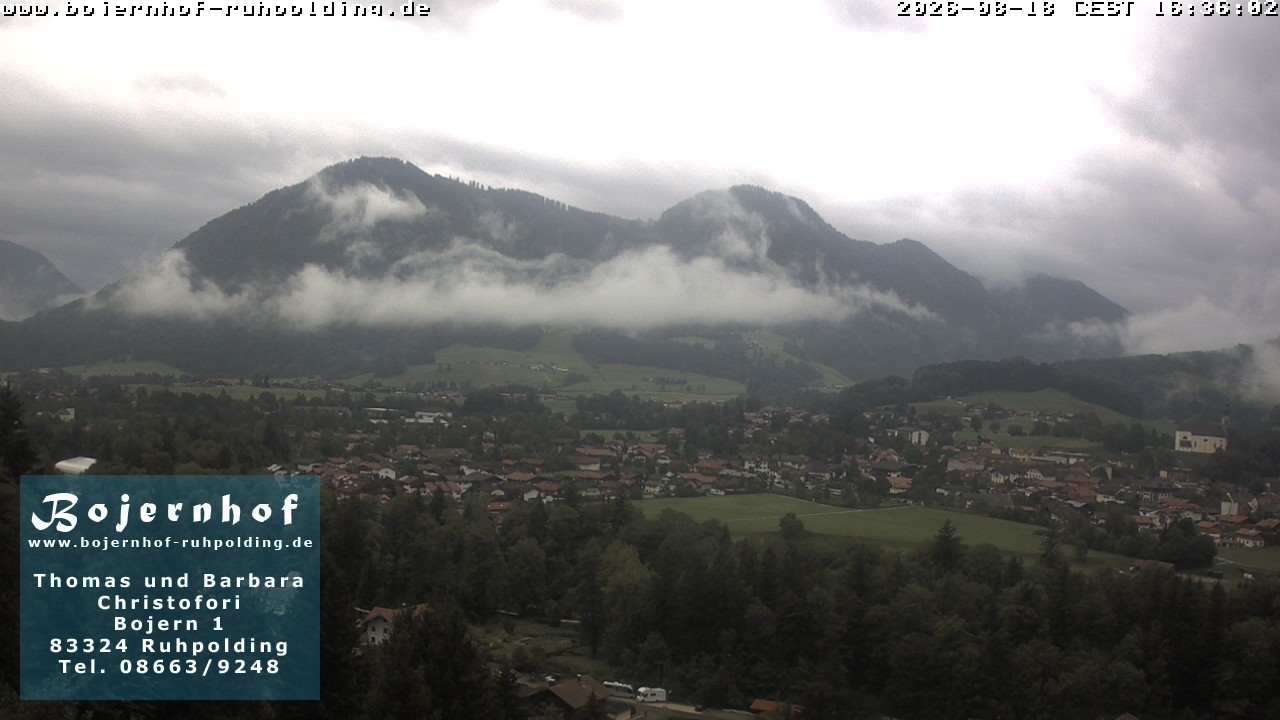 Archiv Foto Webcam Ruhpolding: Unterkunft Bojernhof