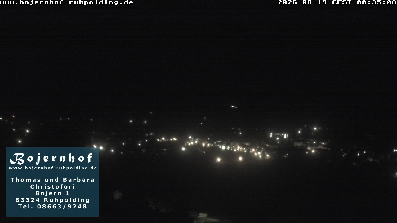 Archiv Foto Webcam Ruhpolding: Unterkunft Bojernhof