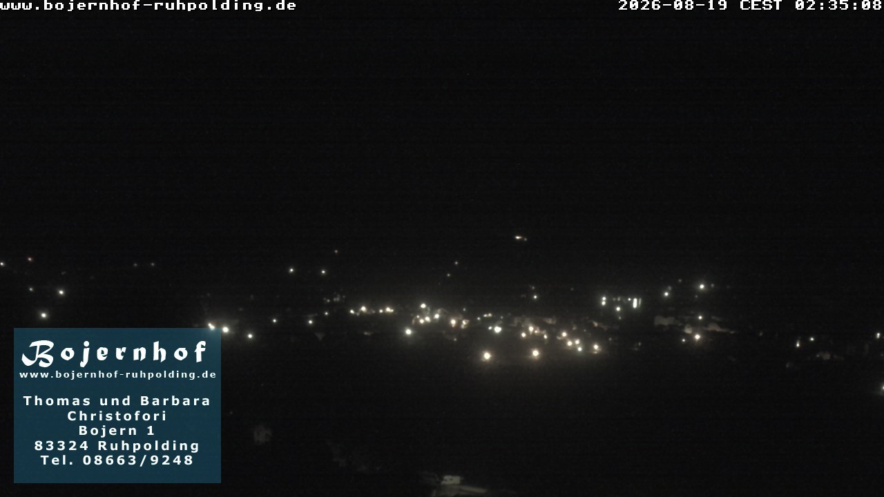 Archiv Foto Webcam Ruhpolding: Unterkunft Bojernhof