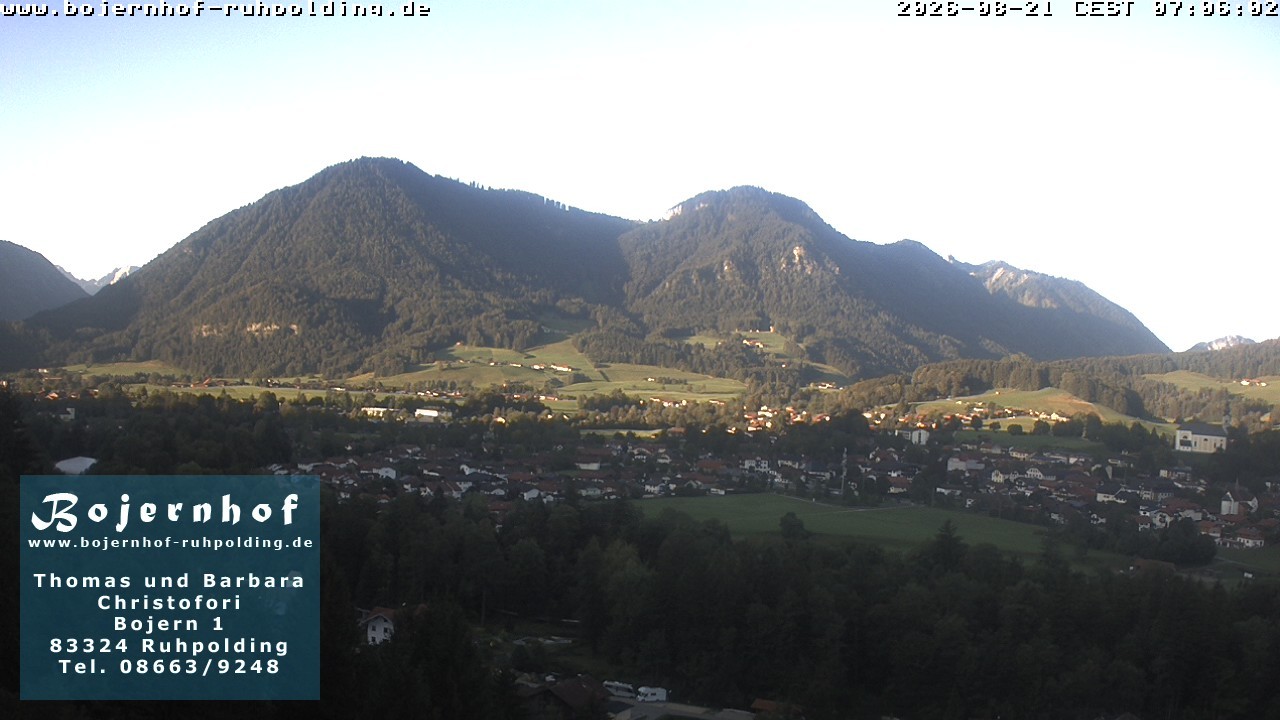 Archiv Foto Webcam Ruhpolding: Unterkunft Bojernhof