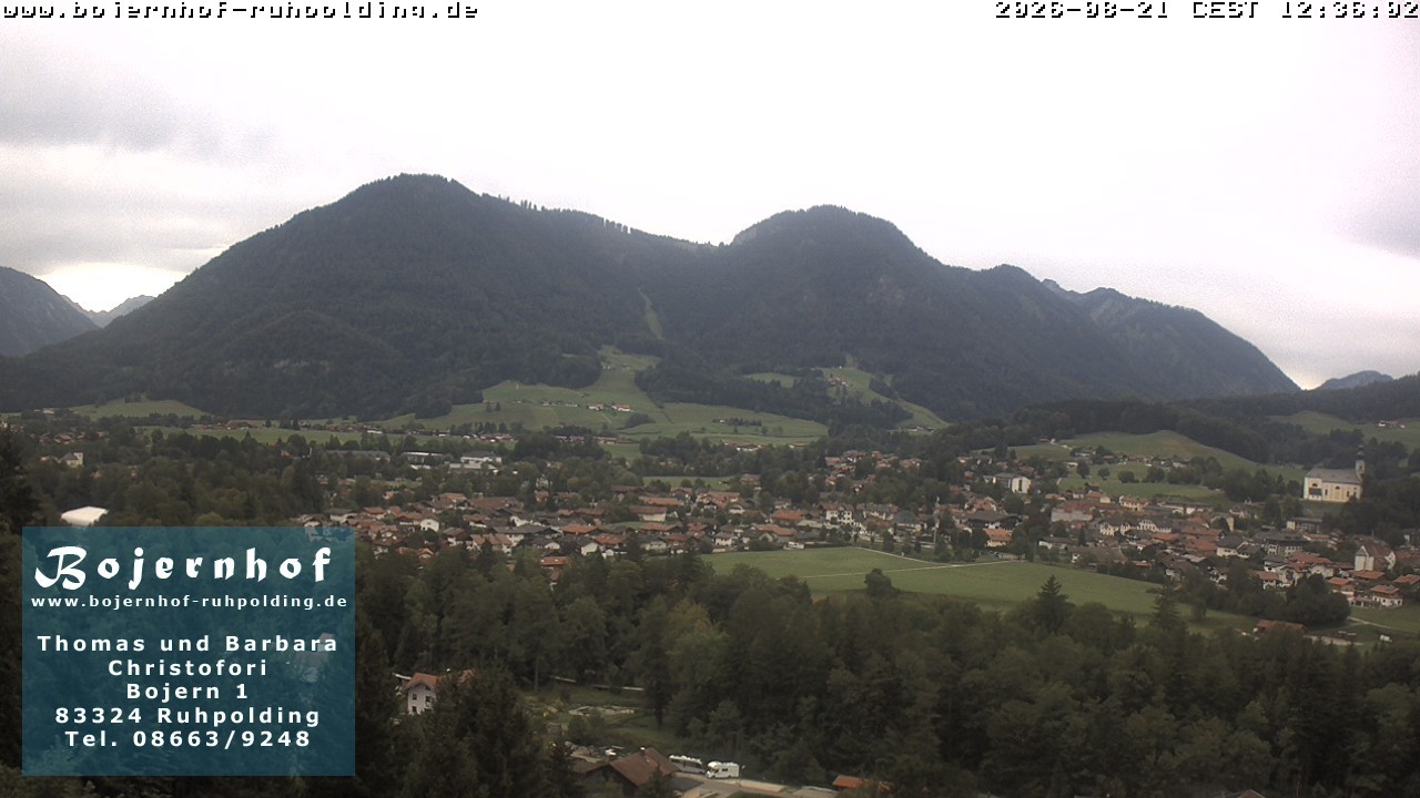 Archiv Foto Webcam Ruhpolding: Unterkunft Bojernhof