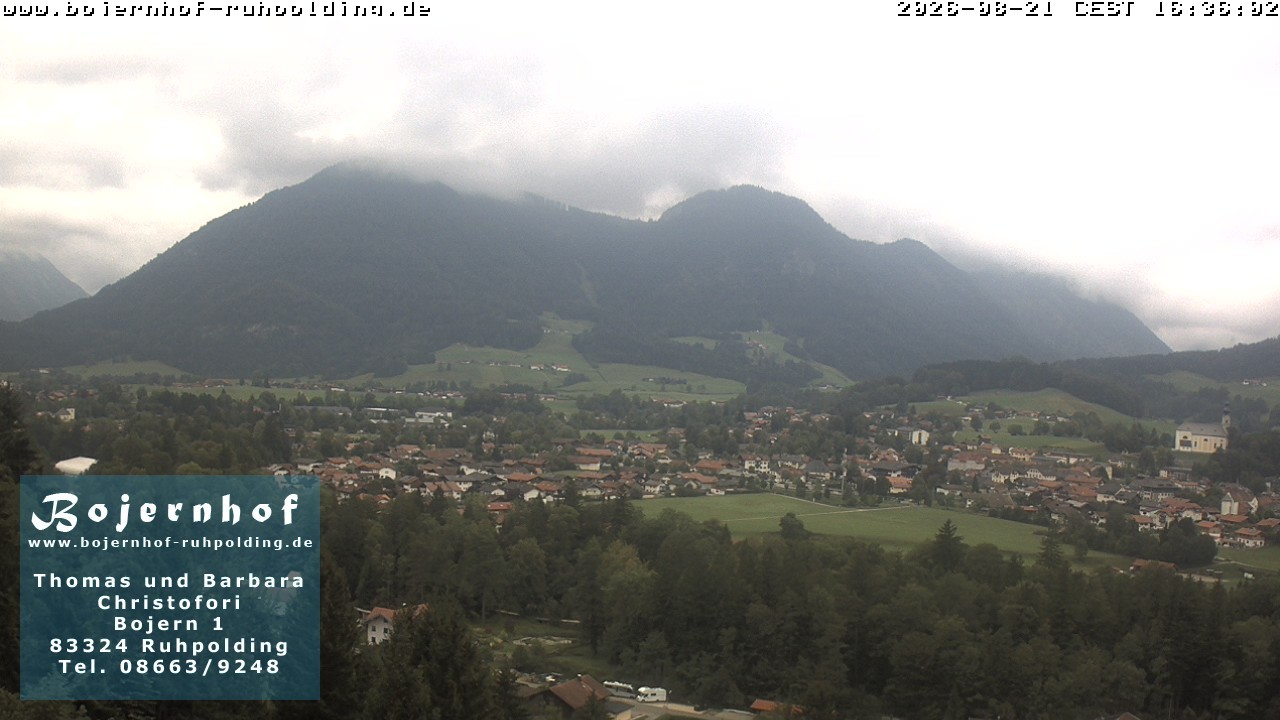 Archiv Foto Webcam Ruhpolding: Unterkunft Bojernhof