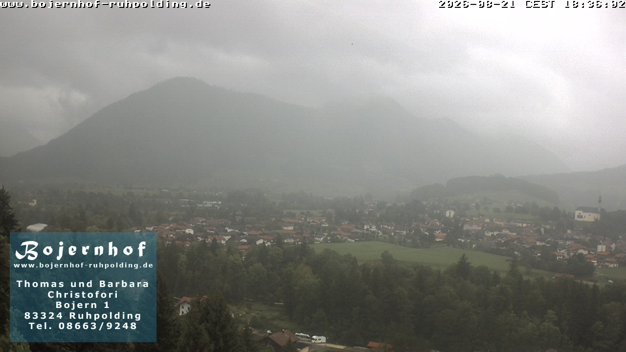 Archiv Foto Webcam Ruhpolding: Unterkunft Bojernhof