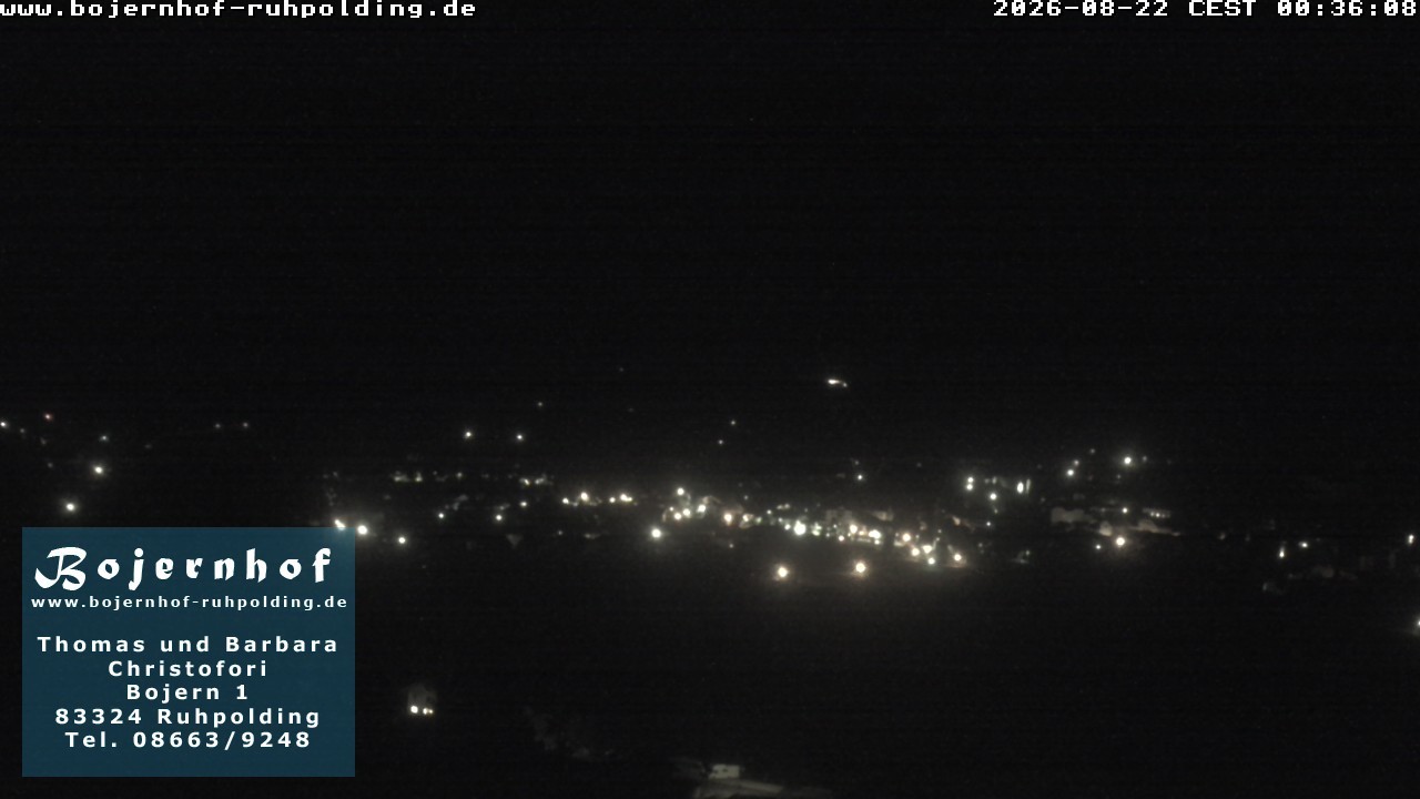 Archiv Foto Webcam Ruhpolding: Unterkunft Bojernhof