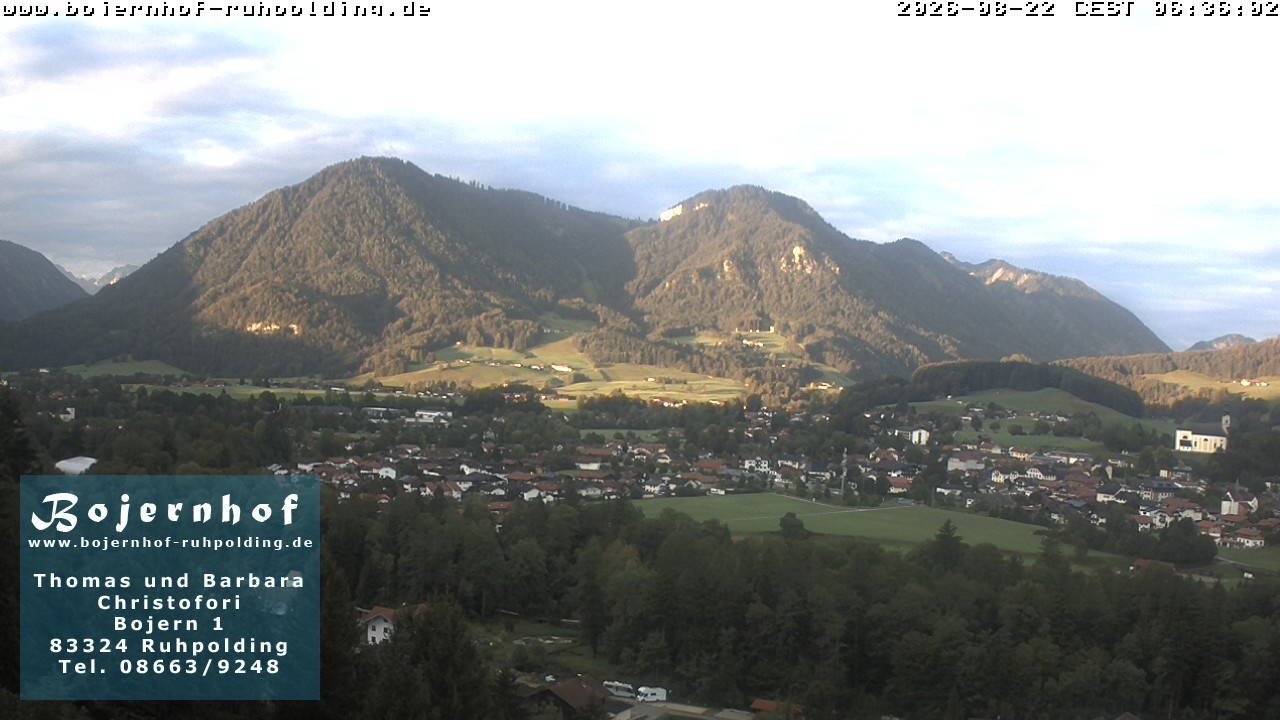 Archiv Foto Webcam Ruhpolding: Unterkunft Bojernhof