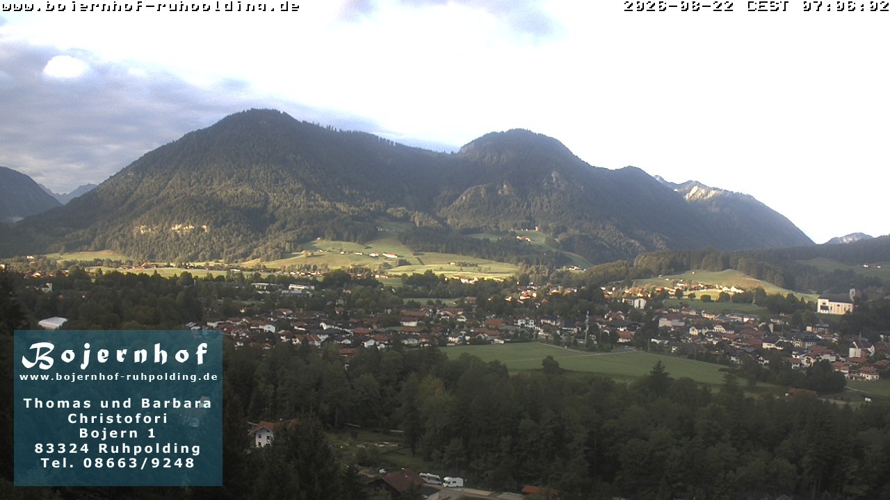 Archiv Foto Webcam Ruhpolding: Unterkunft Bojernhof