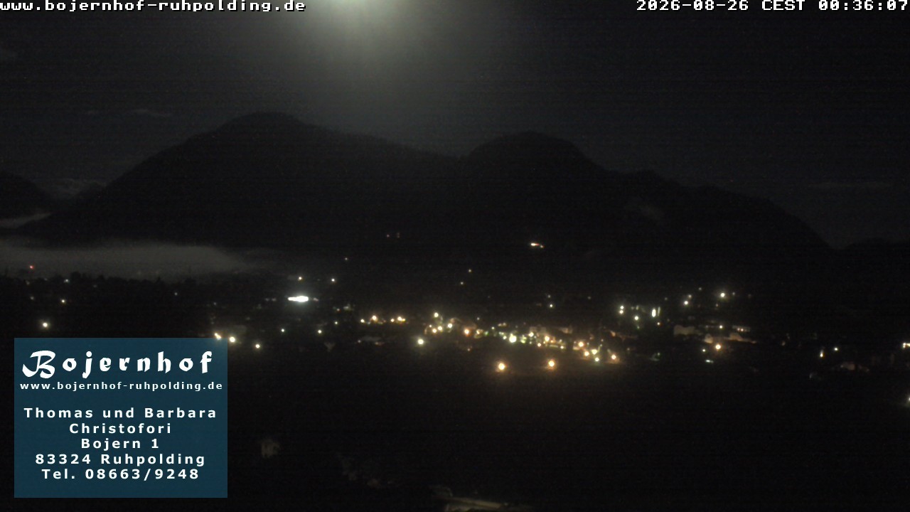 Archiv Foto Webcam Ruhpolding: Unterkunft Bojernhof