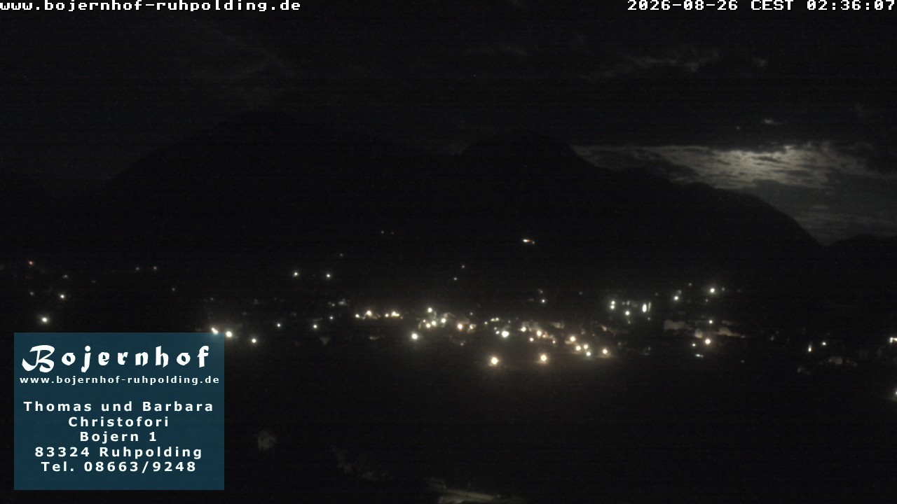 Archiv Foto Webcam Ruhpolding: Unterkunft Bojernhof