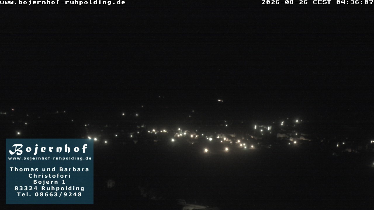 Archiv Foto Webcam Ruhpolding: Unterkunft Bojernhof