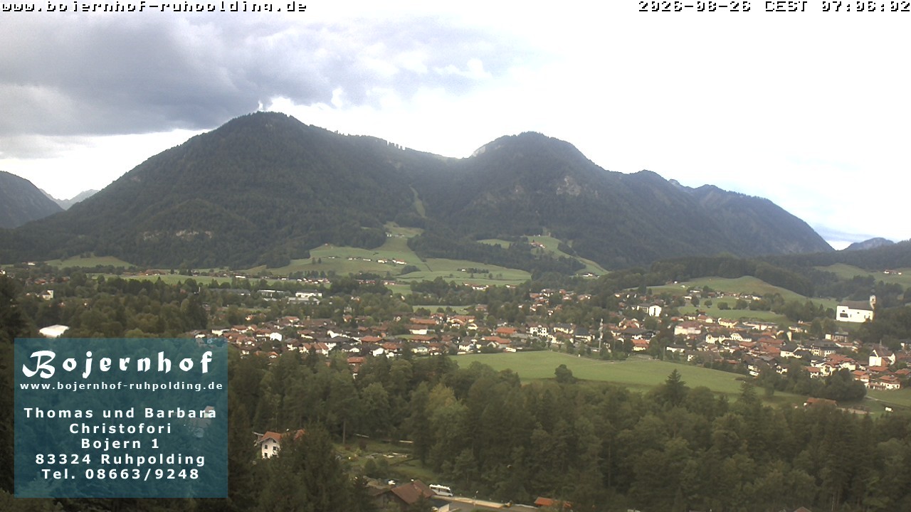 Archiv Foto Webcam Ruhpolding: Unterkunft Bojernhof