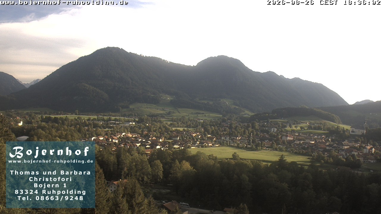 Archiv Foto Webcam Ruhpolding: Unterkunft Bojernhof