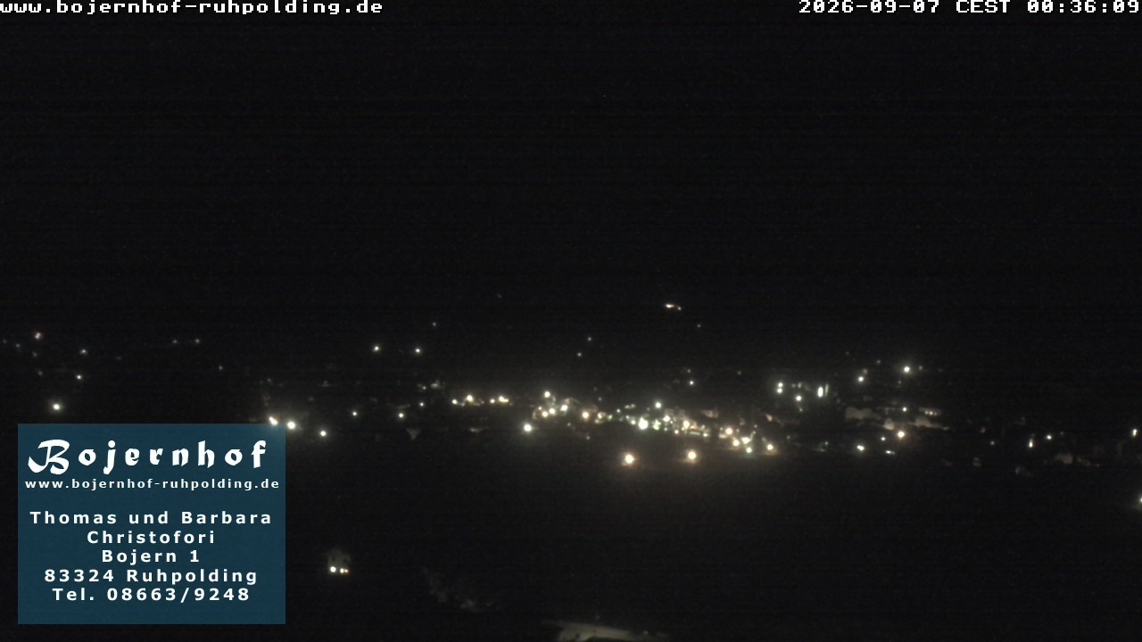 Archiv Foto Webcam Ruhpolding: Unterkunft Bojernhof