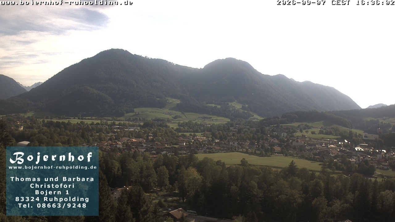 Archiv Foto Webcam Ruhpolding: Unterkunft Bojernhof