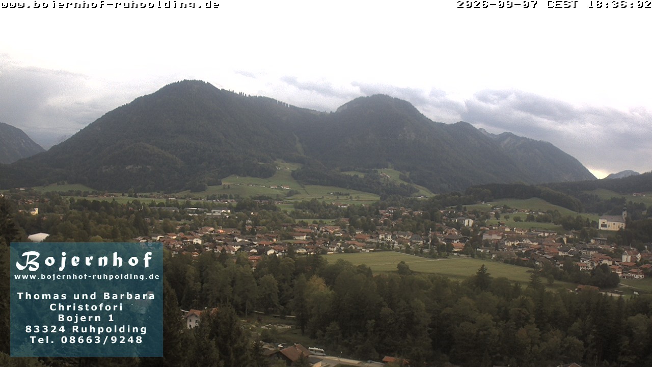 Archiv Foto Webcam Ruhpolding: Unterkunft Bojernhof
